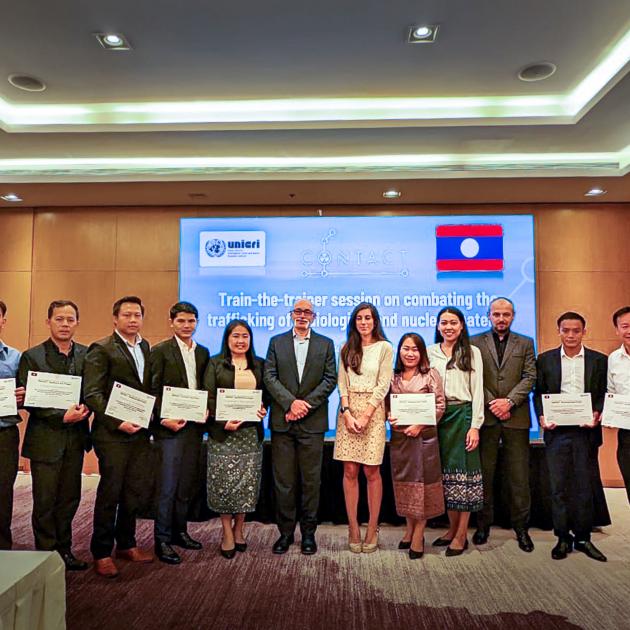 CONTACT Train-The-Trainer in Nuclear Security in Lao, 5 August 2022.